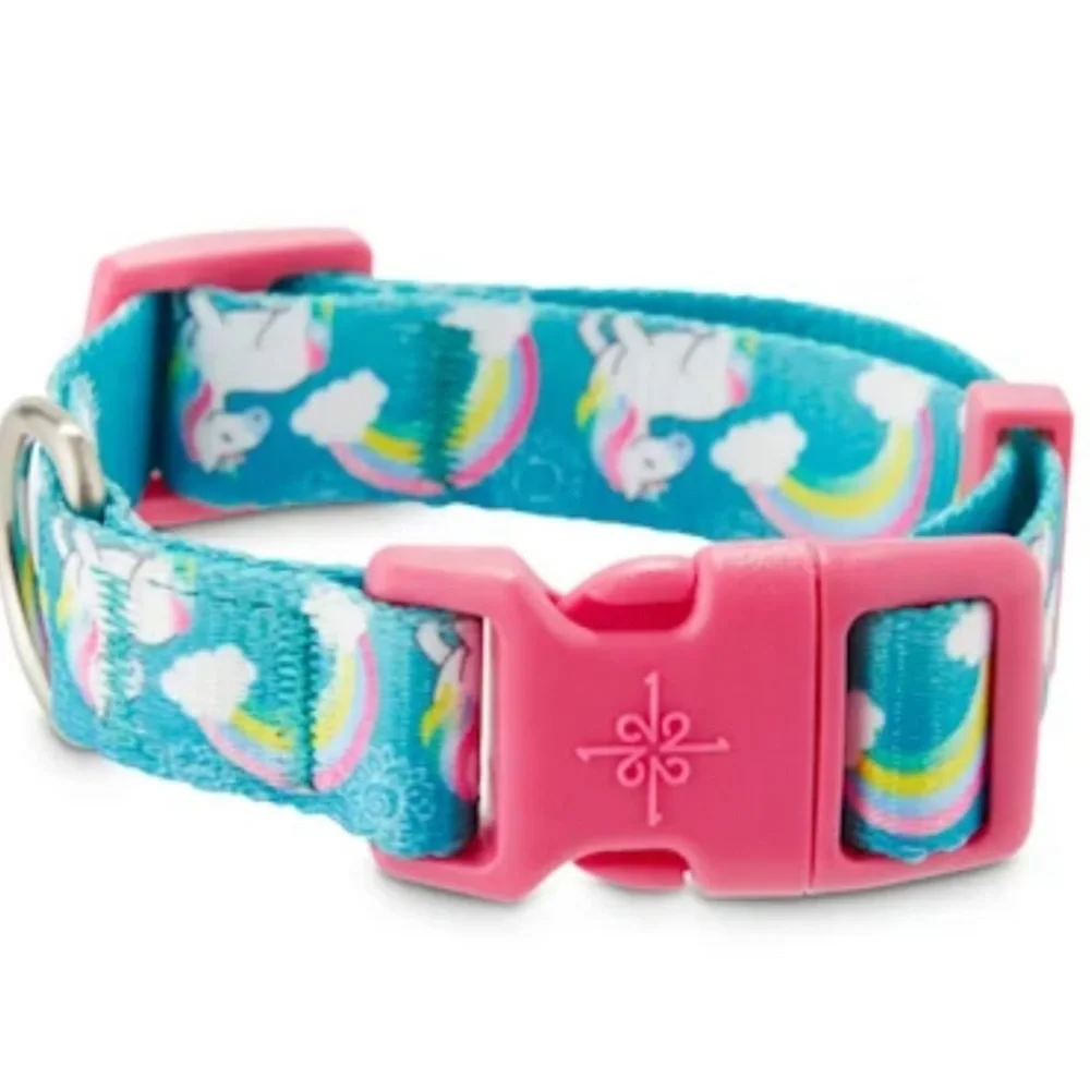NWT Youly Unicorn Dog Collar L